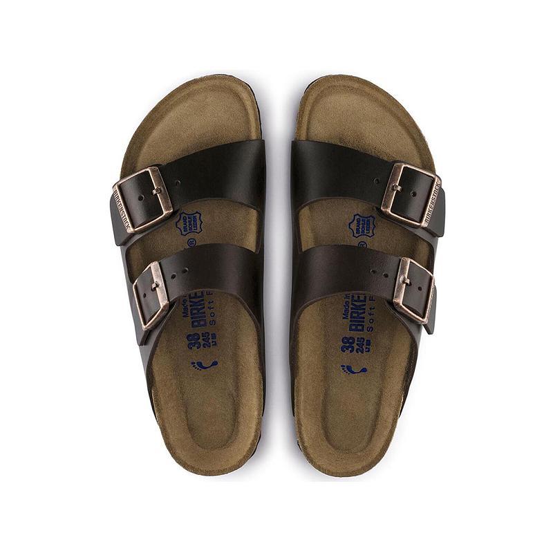 Arizona Birkenstock Soft Footbed Amalfi Kozene Damske Hnede | SK 32UZG